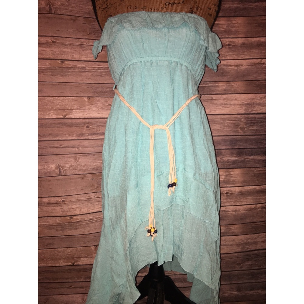 👗Girls Strapless Dress